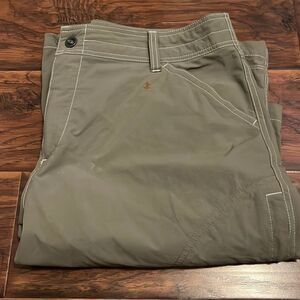 Kuhl Green Shorts Fishing Outdoor Activity Casual Hiking Walking